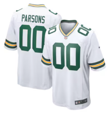 Men Custom green bay packers white 2025 Nike NFL jersey->nfl t-shirts->Sports Accessory